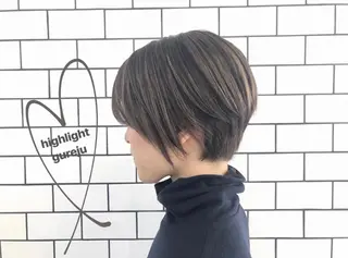 ショート カラー お洒落パーマ/ 艶カラー/michiのヘアスタイル