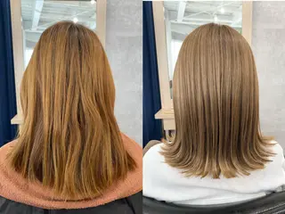 セミロング _White所属・ＳＨＩ ＺＵのヘアスタイル