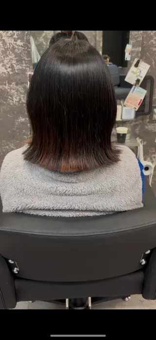 ミディアム レイヤー/韓国ヘア /LILICAのヘアスタイル