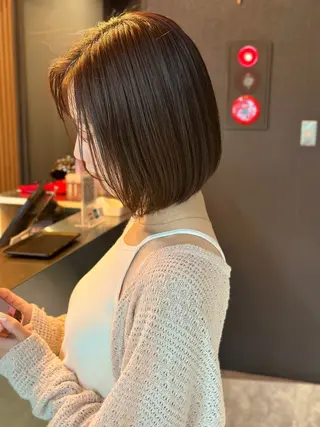 ショート レイヤーボブ/ 髪質改善/佐々木駿弥のヘアスタイル