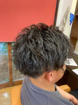 パーマ メンズ WEST✂︎前田 明宏✂︎大和高田のヘアスタイル