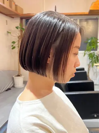 ショート re.share所属・茅ヶ崎/ショートボブ /ハイトーン/片野のヘアスタイル