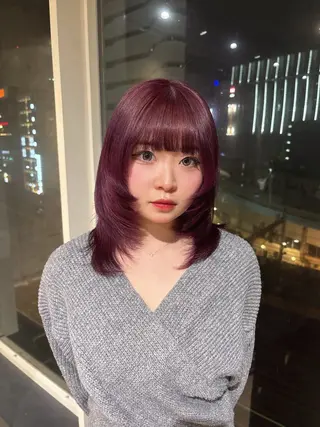 ミディアム 🎀艶カラー🎀 ゆぅーなのヘアスタイル