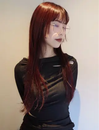 ロング カラー niko_saga_hairmake所属・アヤカ （AYAKA）のヘアスタイル