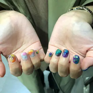 カラー ネイル マツエク・マツパ チャンモリパーマ/韓 国/Minami🦋のヘアスタイル