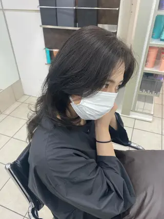 ミディアム カラー パーマ TONI&GUY   EBISU所属・星野 菜月のヘアスタイル