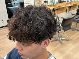 パーマ メンズ 杉山 心暖のヘアスタイル