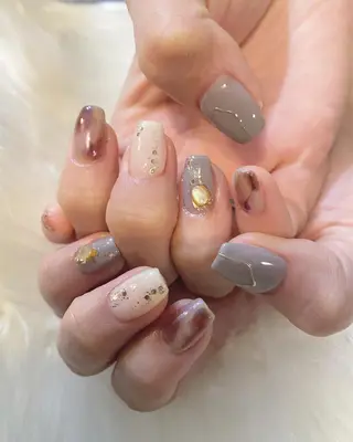 ネイル crystal ⭐︎ colorのネイルデザイン