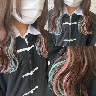 ロング エクステ＆艶カラー 🎀YURINA🎀のヘアスタイル