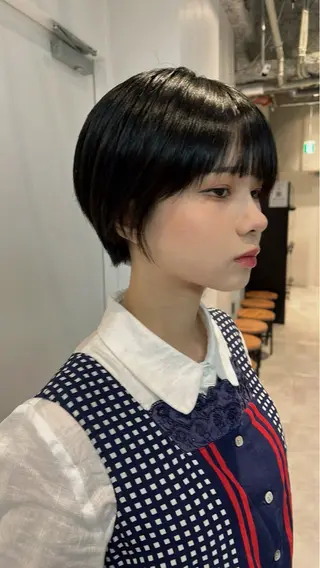 ショート 横田 七美のヘアスタイル