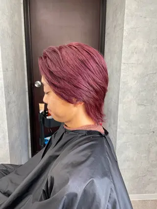 ショート カラー メンズ 似合わせ🌿‬髪質 改善🧸RYUGOのヘアスタイル