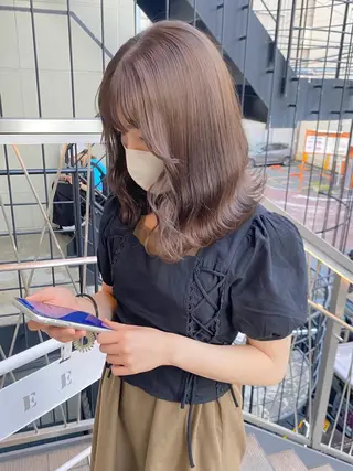 カラー 🌷柔らかクリーミー 🤍kirari🌷のヘアスタイル