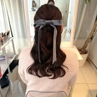 ロング ヘアアレンジ 褒められヘアメイク /‎ボブ女子🐶みおのヘアスタイル