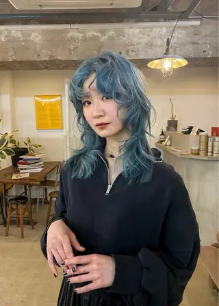 ミディアム カラー GATTACA所属・KEI gattacaのヘアスタイル