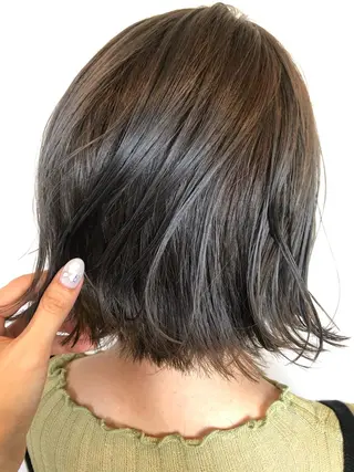 ミディアム カラー 宮本 円のヘアスタイル