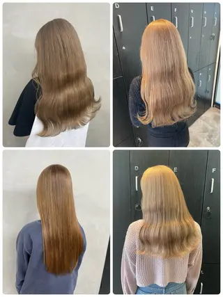 ロング 🧋ミルクティーカラ ー🧋特化小林拓登のヘアスタイル