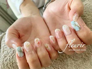 ネイル フルリール 【プライベートサロンのネイルデザイン