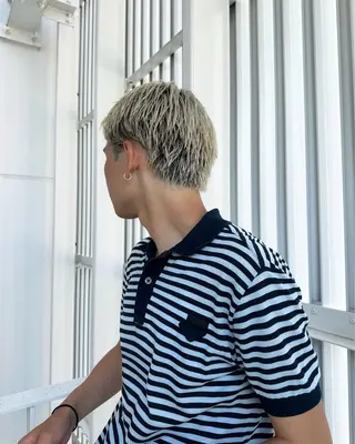 カラー メンズ agee garden所属・くろき みらいのヘアスタイル