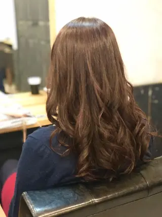 ロング カラー 美髪矯正 🌈髪質改善 山下のヘアスタイル