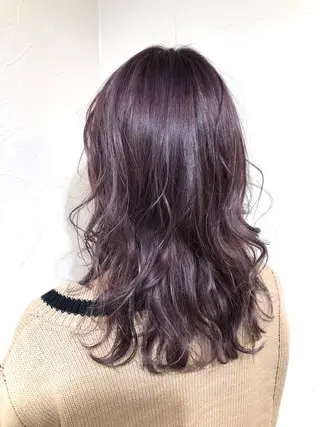 セミロング カラー 浦山 和之のヘアスタイル