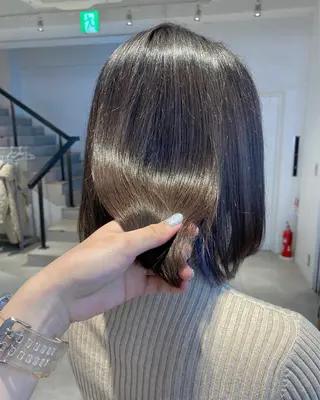 ミディアム カラー 朝の準備が楽になる レイヤー🎀Macoのヘアスタイル