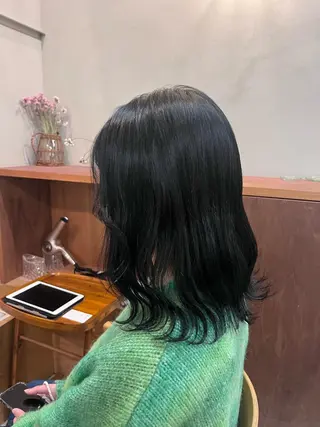 セミロング カラー 暖色カラー／ ヘアセット🌛櫻井舞のヘアスタイル