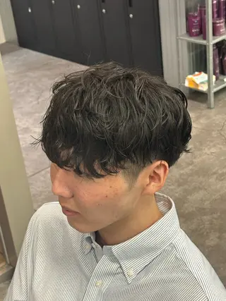 ショート パーマ メンズ お悩み解消✨/ メンズパーマ✨/直樹のヘアスタイル