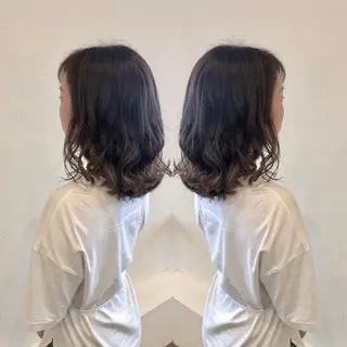 ミディアム カラー Hair make VERDA所属・宮下 耕平のヘアスタイル