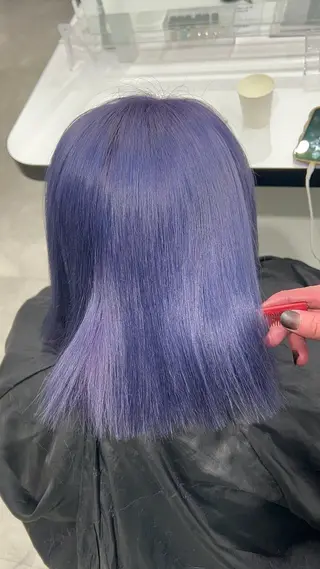 ロング カラー エフェクトブリーチ／ レイヤーカット／翔のヘアスタイル