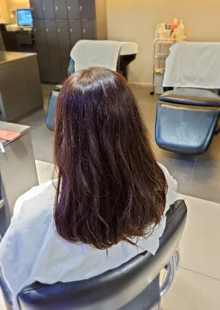 ロング カラー ヘアアレンジ iss所属・メンズ/パーマ特化 /波巻き/林洋平のヘアスタイル