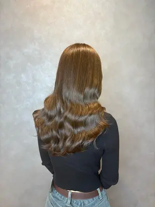 ロング カラー 大西ひなた/パーマ &メンズカット✨️のヘアスタイル