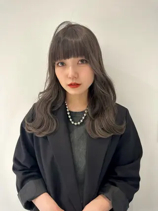 セミロング カラー エスポワール所属・YUSHI HORIUCHIのヘアスタイル