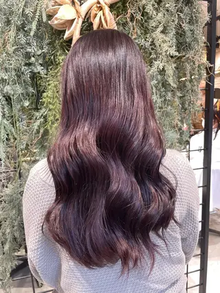 ロング カラー ヘアアレンジ ネイル マツエク・マツパ 韓国マツエク/まつパ 🎀misaki🎀のマツエク・マツパデザイン