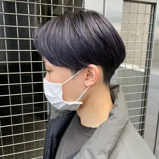 ショート カラー メンズ 【メンズ縮毛矯正】 田中秀斗のヘアスタイル