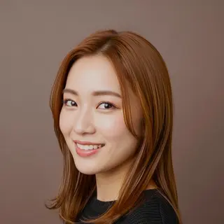 ミディアム パーマ カラー なつみ La  Paceのヘアスタイル