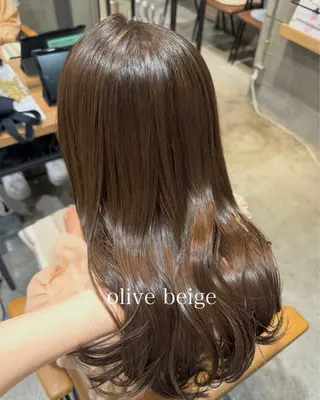 ロング カラー 顔まわり/艶カラー/ 🤎himari🤎のヘアスタイル