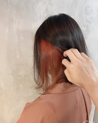 ショート カラー ヘアアレンジ stylist/蛯谷 珠里のヘアスタイル