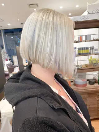 ショート カラー 髪質改善/ブリーチ 田代 龍我のヘアスタイル