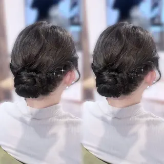 ミディアム ヘアアレンジ Tia浦和 🎀Yume🎀のマツエク・マツパデザイン