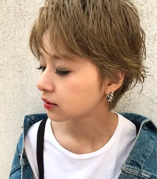 ショート analogue所属・u harukaのヘアスタイル