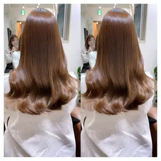 セミロング カラー 村山 茉衣のヘアスタイル