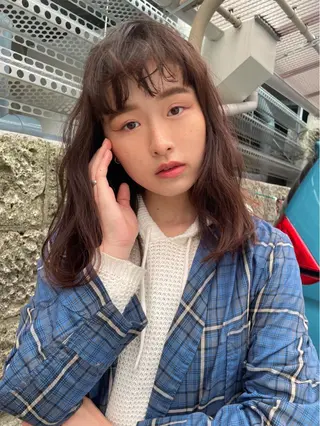セミロング 🌼U24 ヘアデザインラボのヘアスタイル