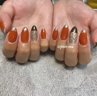 ロング ネイル espoir. muのネイルデザイン