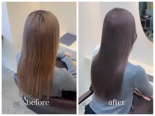 ロング カラー 新宿 似合わせカラー HINAのヘアスタイル