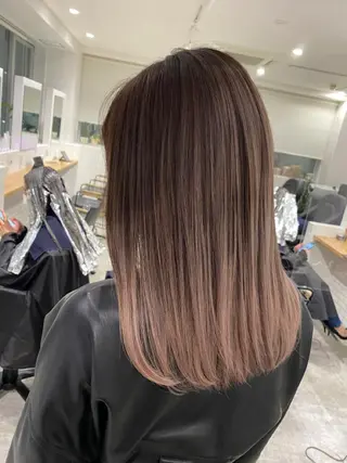 ミディアム カラー JILBLAN京都 ショート/ハイライトのヘアスタイル