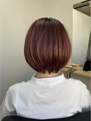 ショート カラー eMir... 武蔵小杉所属・新舘 怜奈のヘアスタイル