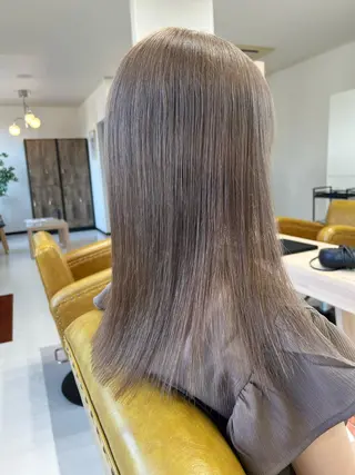 セミロング カラー パーマ ヘアアレンジ 松本 菜那のヘアスタイル