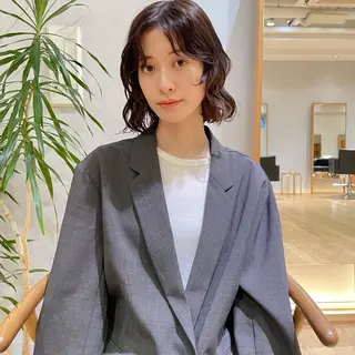 ショート パーマ 大橋 芽衣のヘアスタイル