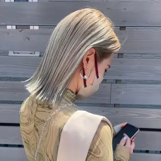 ミディアム カラー カラー/韓国レイヤー /ブリーチ/hinaのヘアスタイル