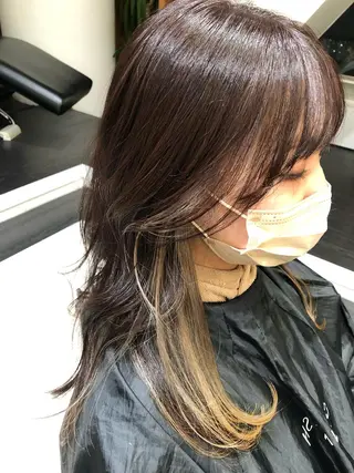 カラー 田中 亜澄のヘアスタイル